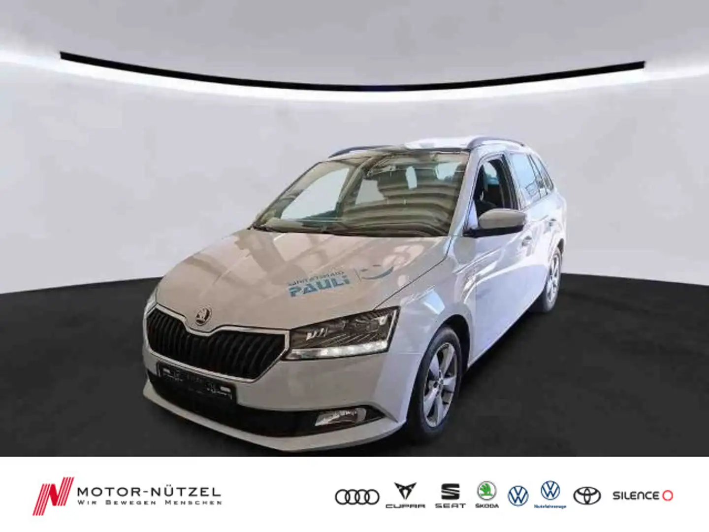 Skoda Fabia Combi 1.0 TSI DSG CLEVER LED+NAVI+ACC+PANO Weiß - 1