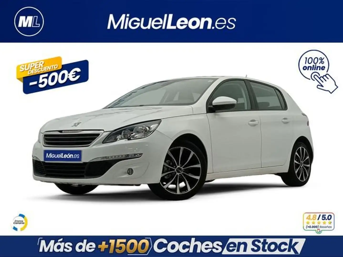 Peugeot 308 1.2 PureTech S&S Active 110 Blanco - 1