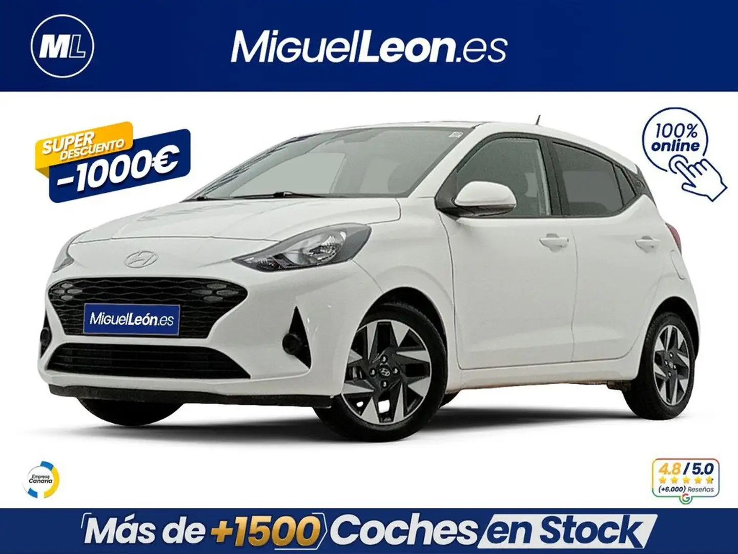 Hyundai i10 1.0 Klass Blanco - 1