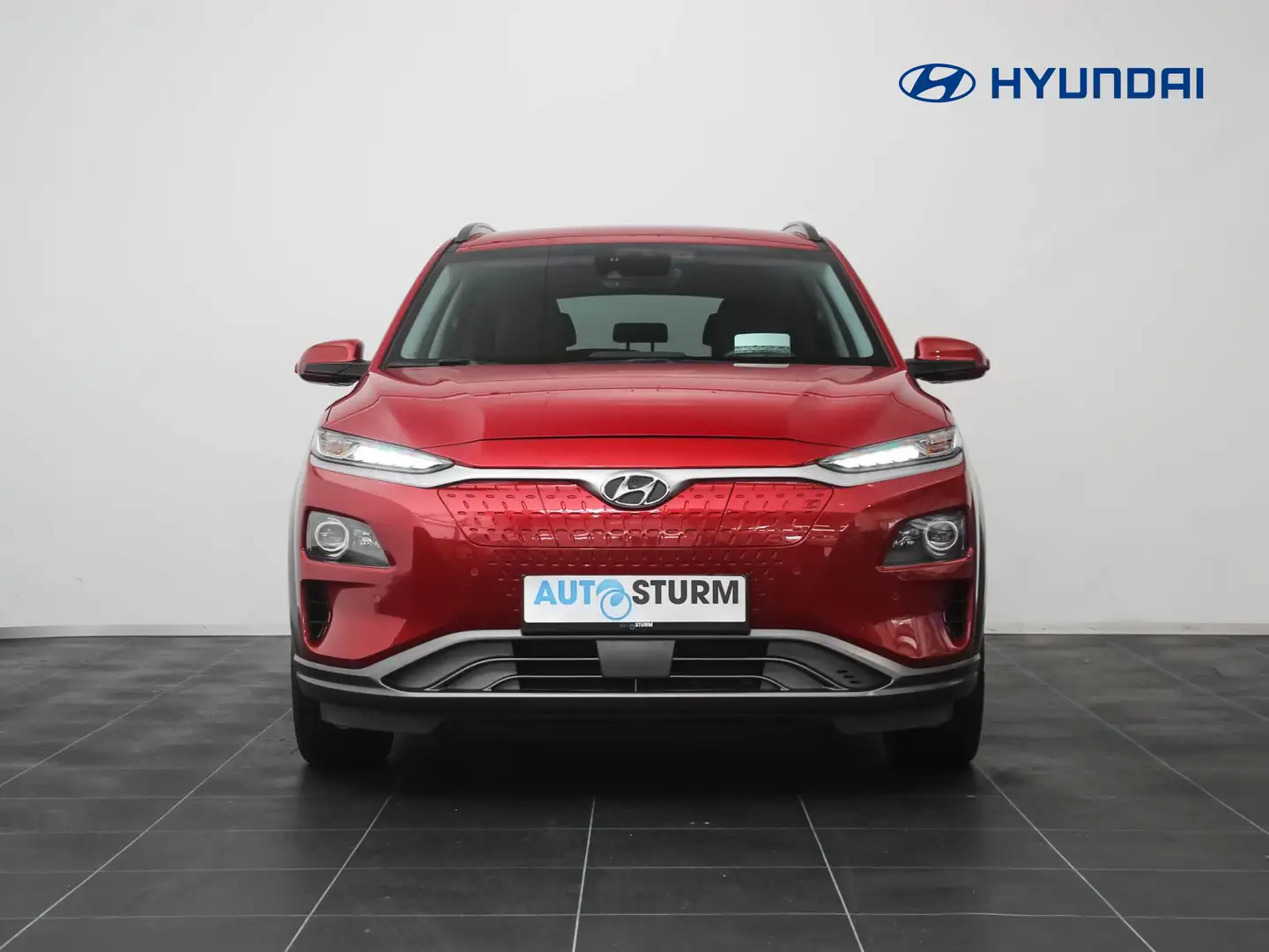 Hyundai KONA EV Premium 64 kWh | Head-Up Display | Navigatie | Rood - 2