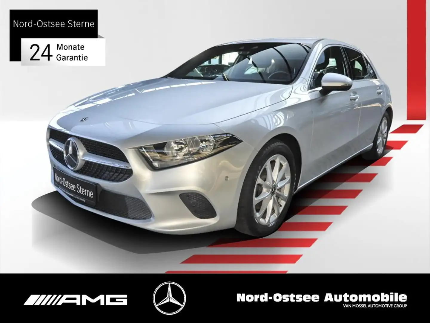 Mercedes-Benz A 180 PROGRESSIVE KAMERA AHK MBUX TEMPO KLIMA Gümüş rengi - 1