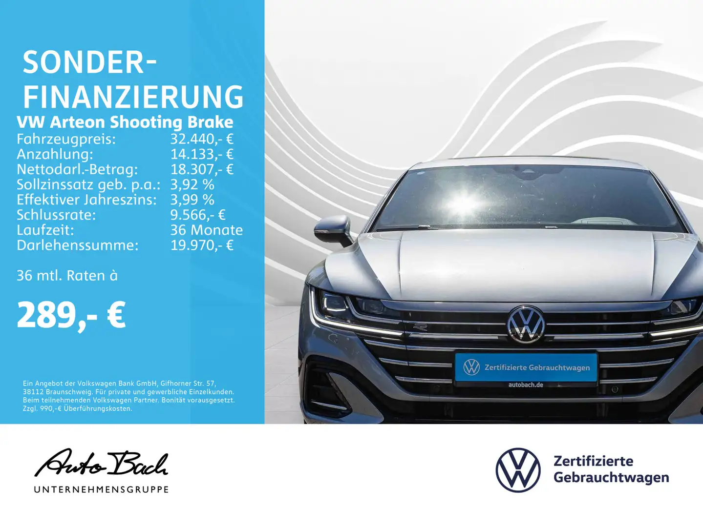 Volkswagen Arteon Arteon Shootingbrake 2.0 TSI DSG R-Line, Navi, L Zilver - 2