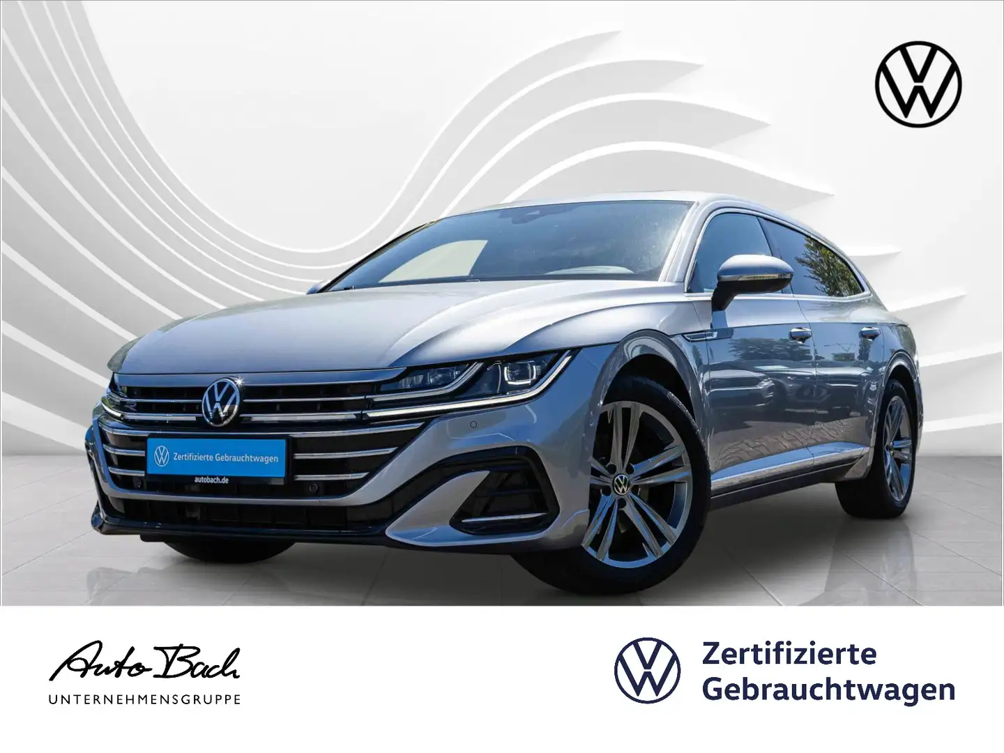 Volkswagen Arteon Arteon Shootingbrake 2.0 TSI DSG R-Line, Navi, L Zilver - 1
