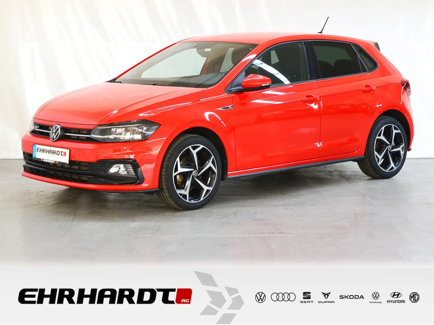 Volkswagen Polo 1.0 TSI Highline R-Line LED*NAV*SHZ*ACC*PDC*17" Rot - 1