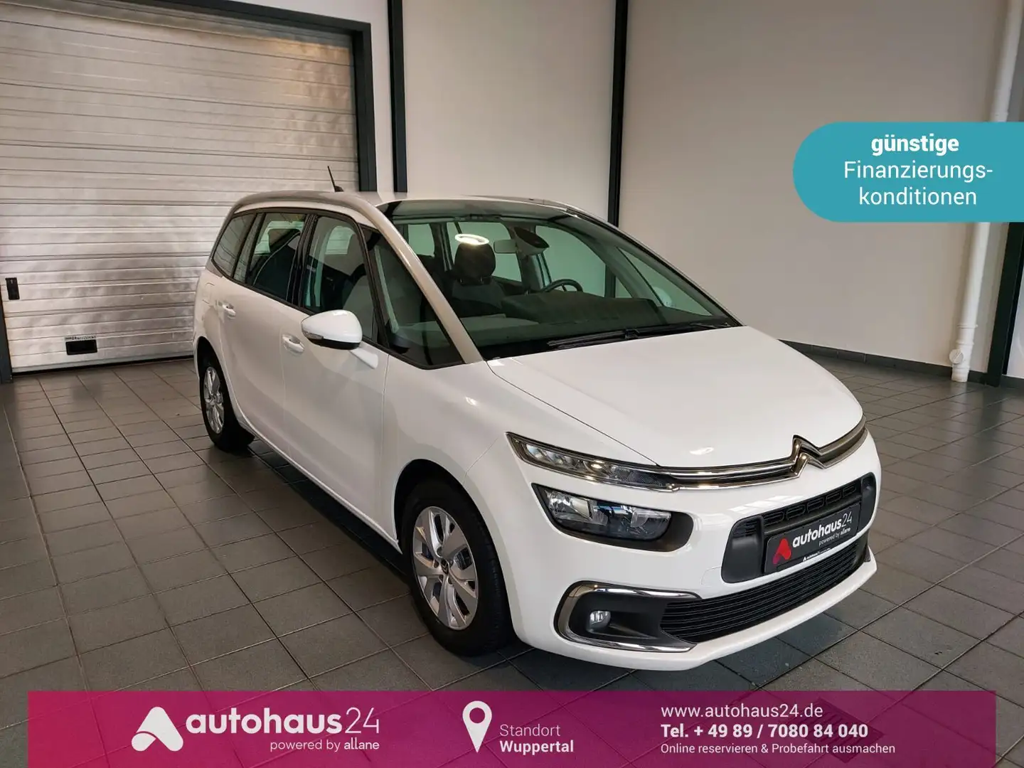 Citroen C4 SpaceTourer C4 Grand Spacetourer  S&S|Carplay|Navi|Tempomat Weiß - 1