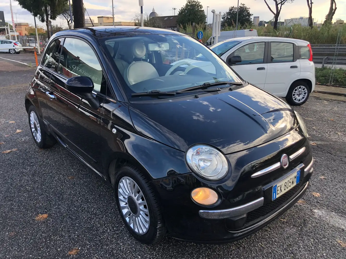 Fiat 500 1.2 Lounge 69cv Beige - 1