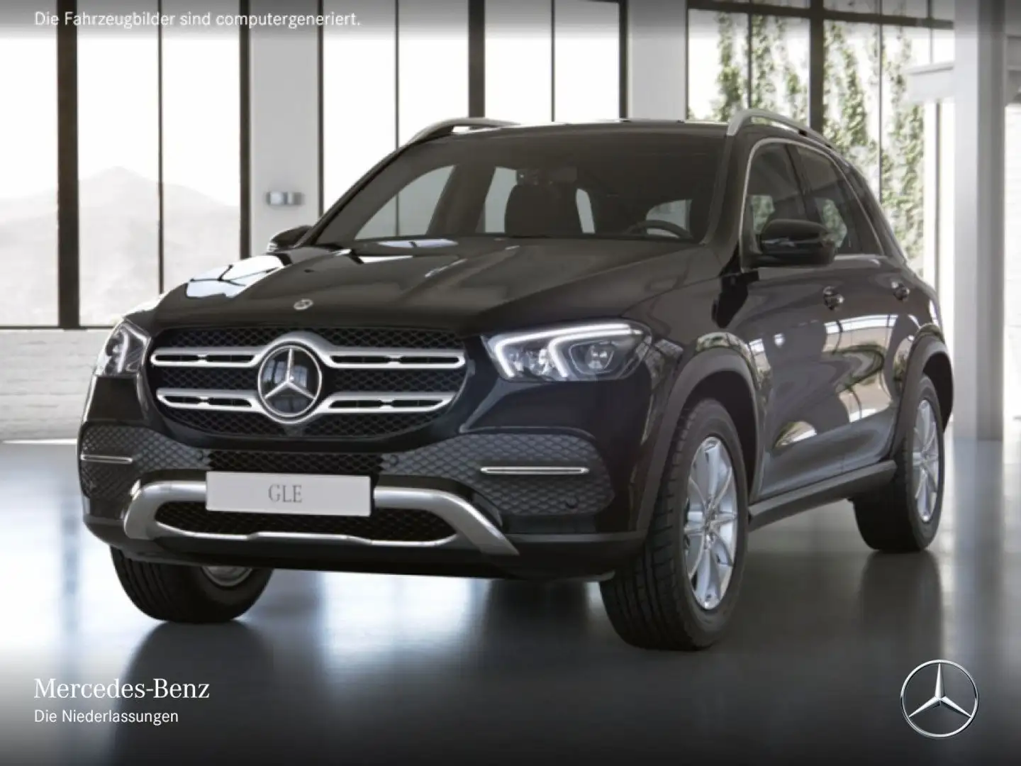 Mercedes-Benz GLE 350 e 4M AHK+LED+FAHRASS+KAMERA+9G Schwarz - 2