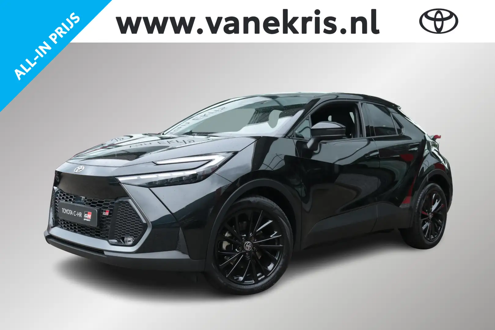 Toyota C-HR 2.0 Plug-in Hybrid 220 GR SPORT, BSM, Nieuw, Apple Zwart - 1