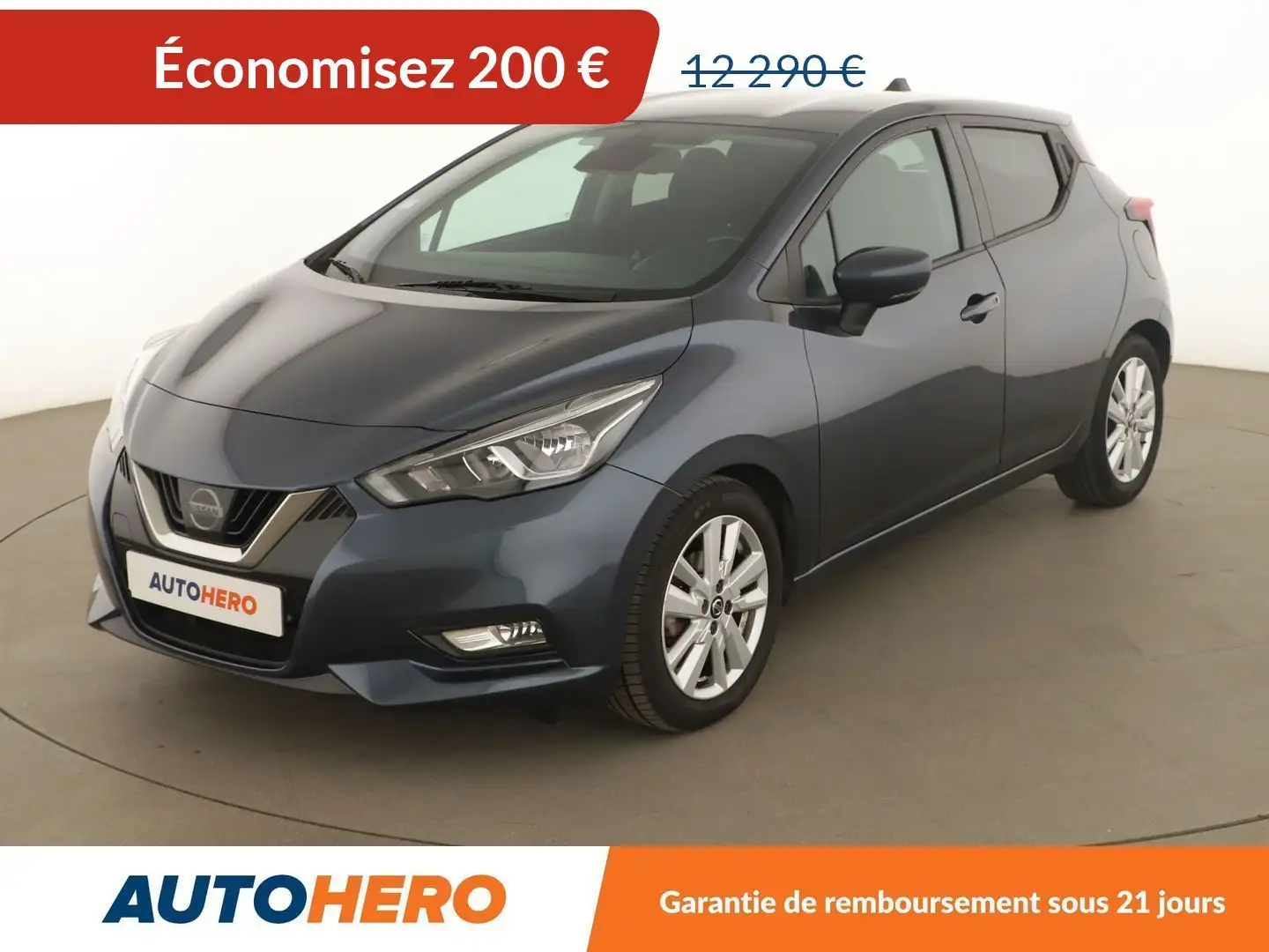 Nissan Micra 1.0 IG-T N-Connecta Gris - 1