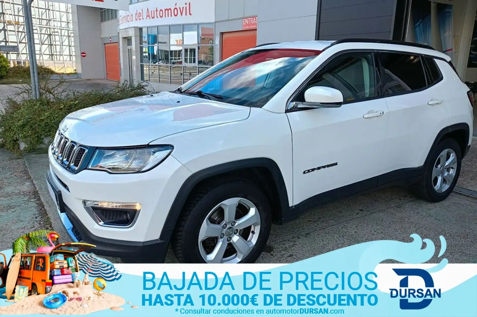 Jeep Compass 1.4 Multiair Longitude 4x2 103kW Blanco - 1
