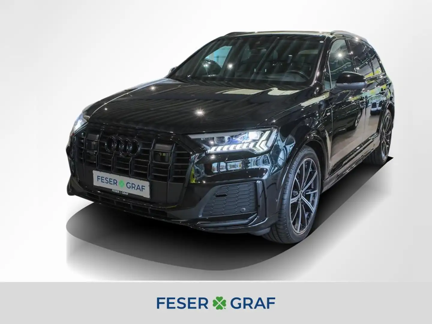 Audi Q7 50 TDI qu. 2x S line 7Si ABT AHK Pano Standh. Noir - 1