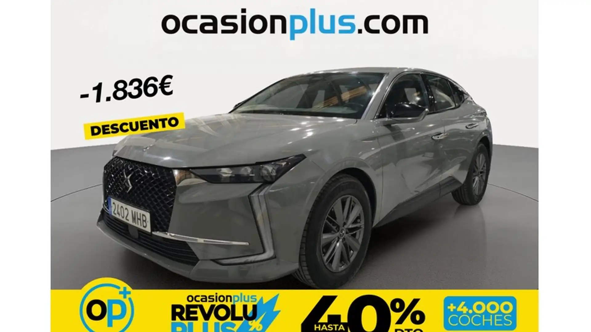 DS Automobiles DS 4 1.2 PureTech Bastille Aut. 130 Gris - 1