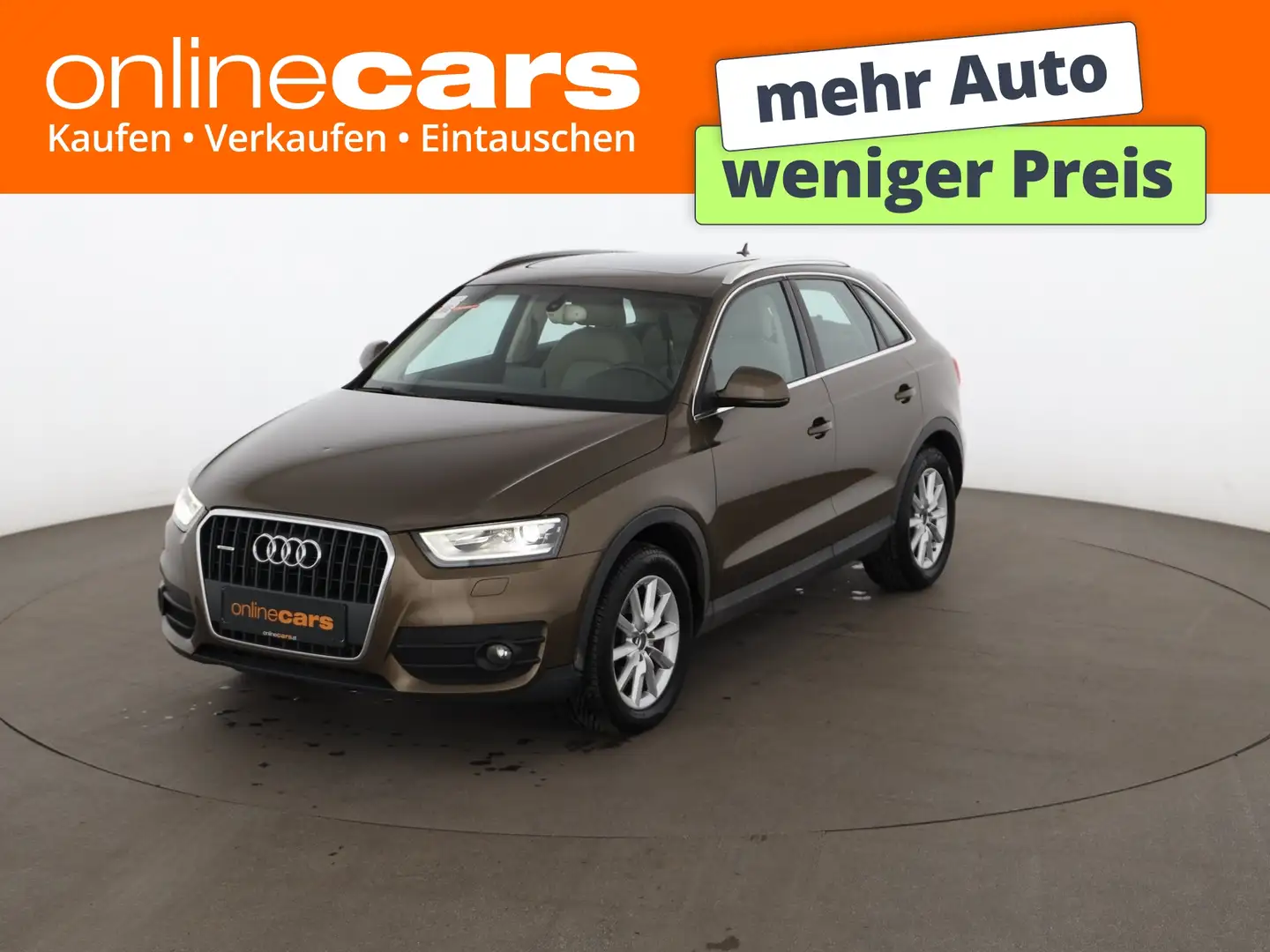 Audi Q3 2.0 TDI quattro Aut XENON SKY AHK NAVI SITZHZG Braun - 1