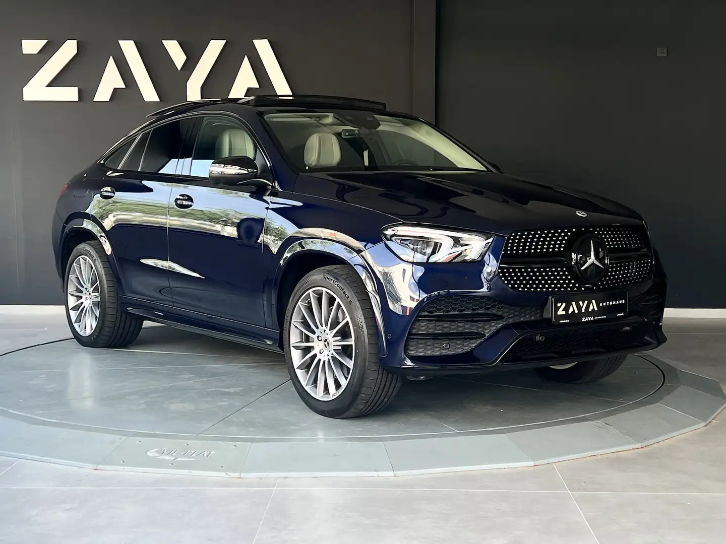 Mercedes-Benz GLE 350 de 4Matic Coupe AMG*PANO*HEAD-UP*360° Albastru - 1