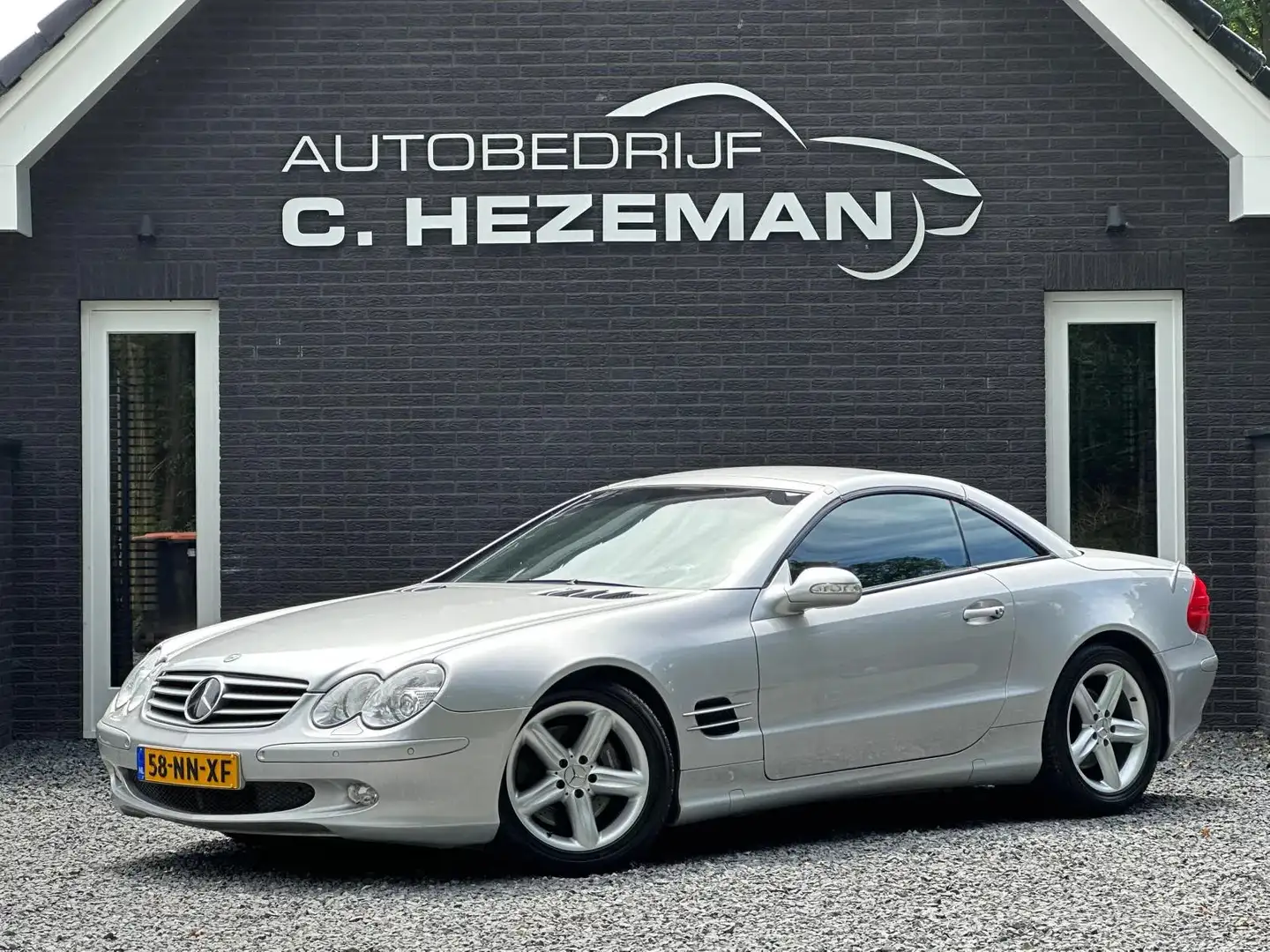 Mercedes-Benz SL 500 Youngtimer Origineel Bose Xenon 117DKM Stoelverkoe Grijs - 2