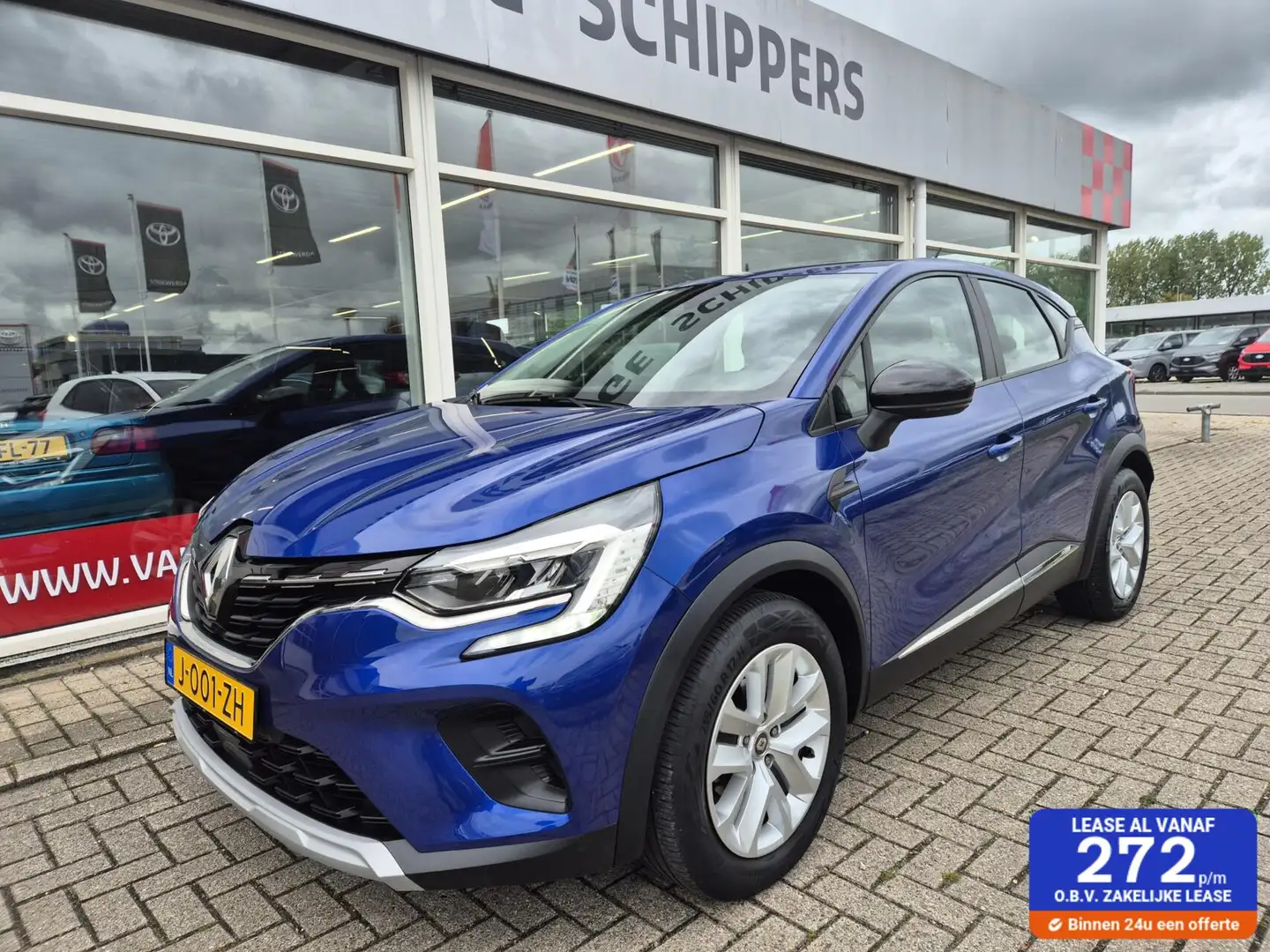 Renault Captur 1.0 TCe 90 Zen Blauw - 1