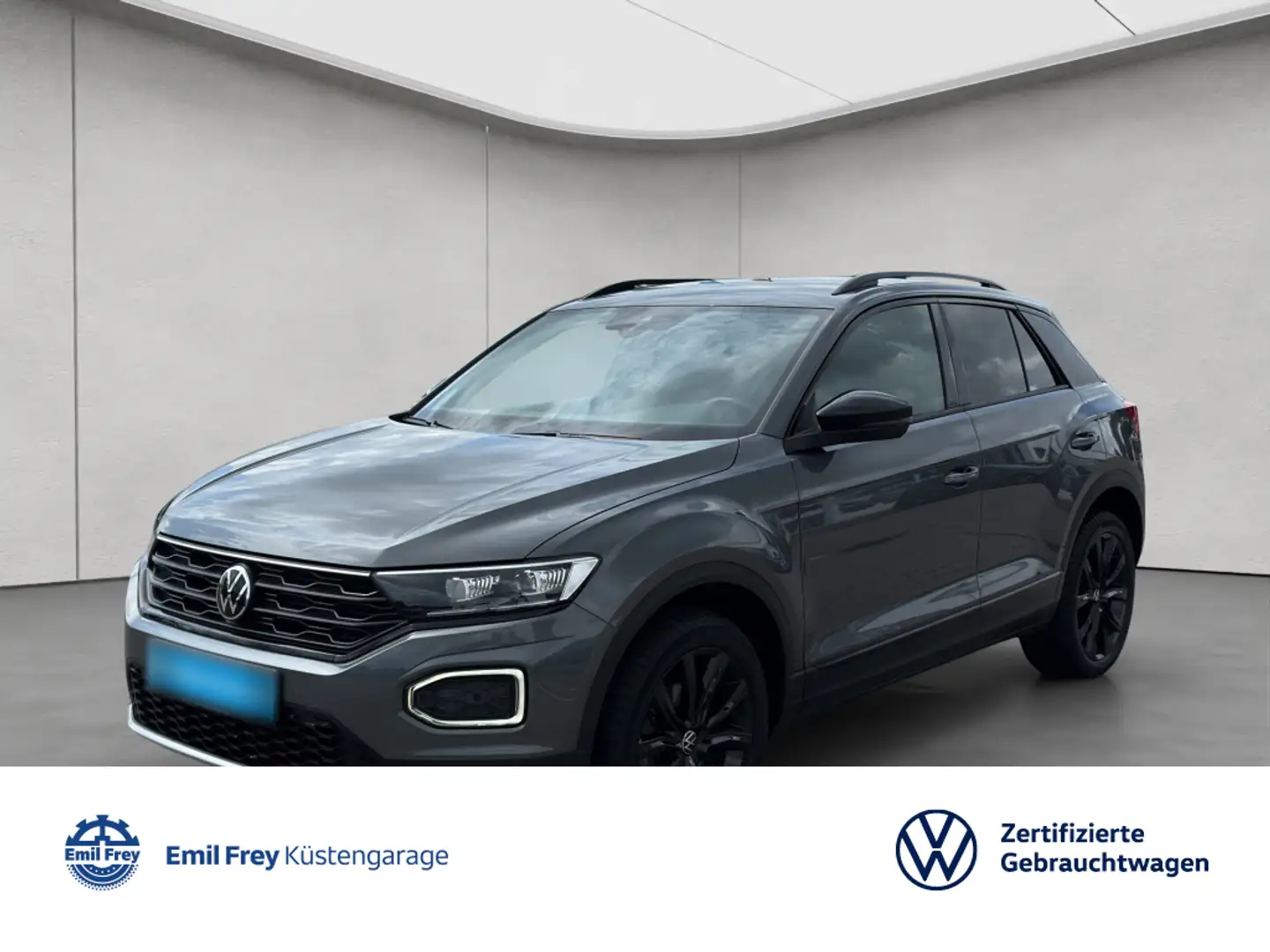 Volkswagen T-Roc T-ROC Style 1.5l TSI DSG Black Style NAVI ACC SHZ Grau - 1