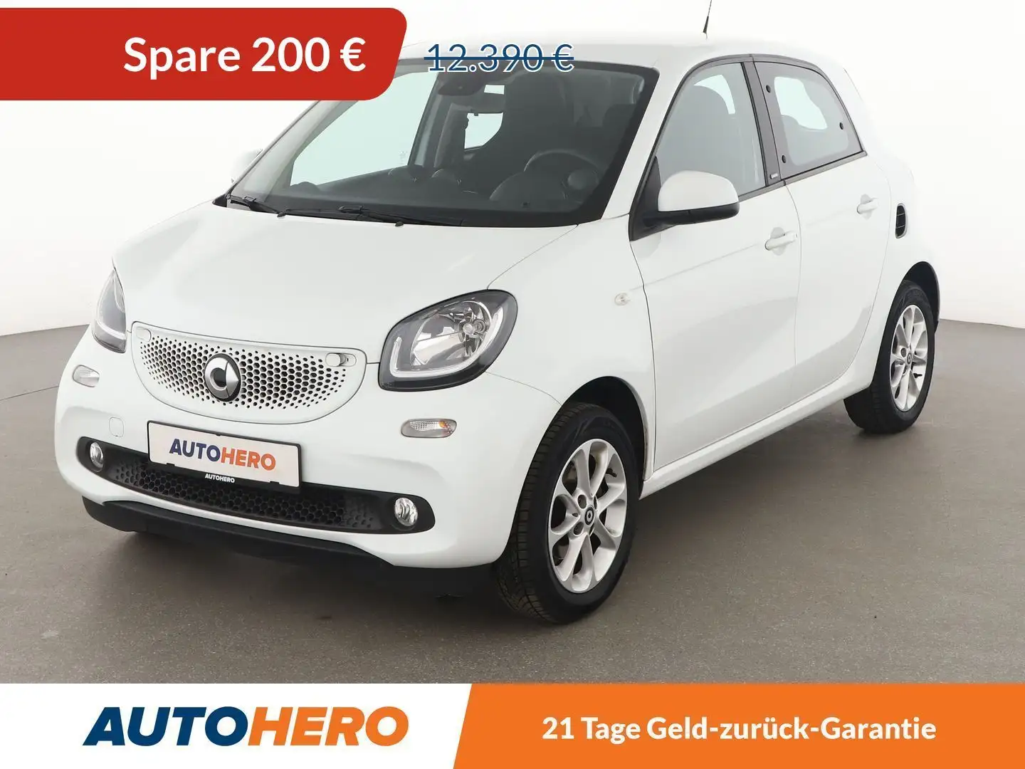 smart forFour 1.0 passion Aut.*NAVI*CAM*SHZ*KLIMA*TEMPO* Weiß - 1