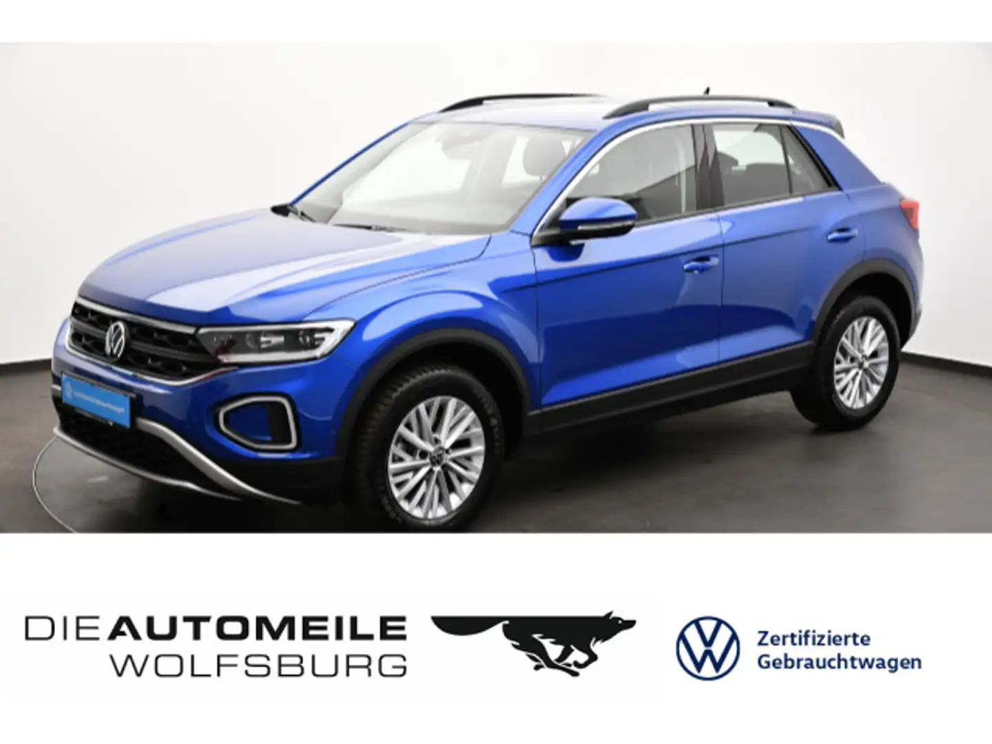 Volkswagen T-Roc 1.5 TSI Life LED+/Stand/ACC/Beats Azul - 1