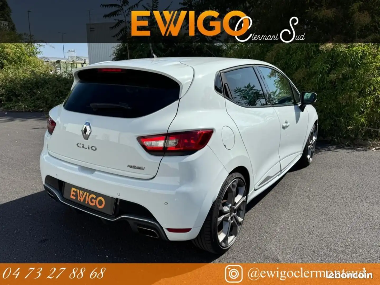 Renault Clio IV 1.6 200CH EDC 2EME MAIN + 4 JANTES HIVER Blanc - 2