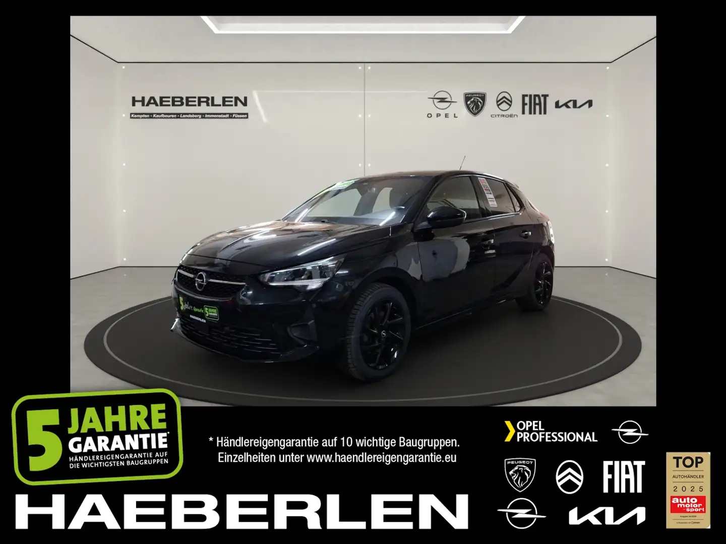 Opel Corsa F 1.2 Turbo GS Line Černá - 1