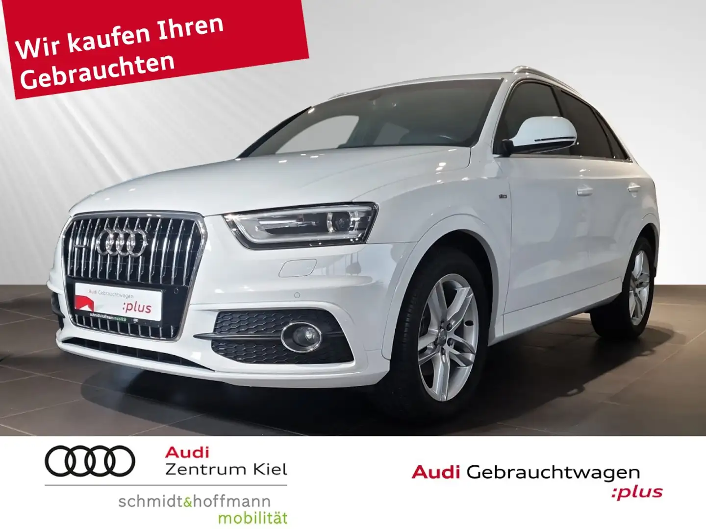Audi Q3 2.0 TFSI quattro S-line Xenon Panorama Klima Blanc - 1
