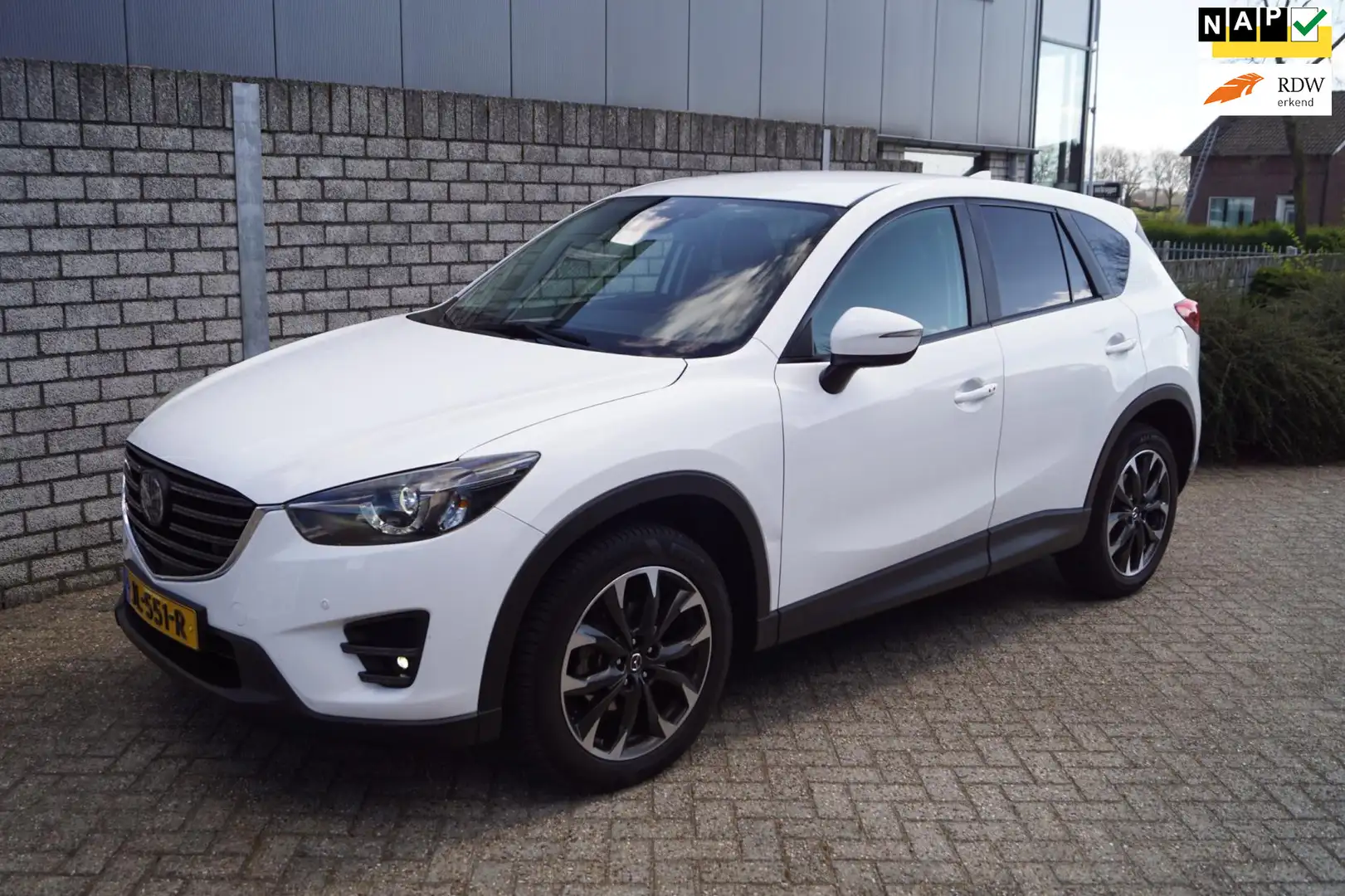 Mazda CX-5 2.0 SkyActiv-G 165 Skylease GT 2WD Autom Leder Spo Wit - 1