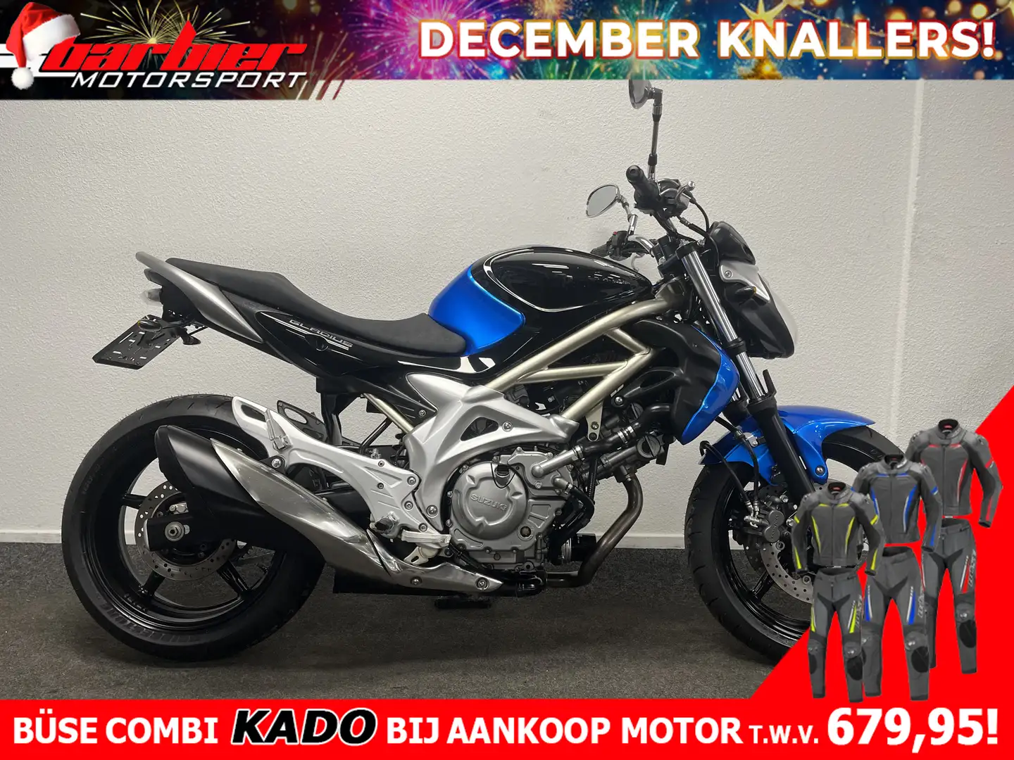 Suzuki Gladius 650 SFV Blau - 1