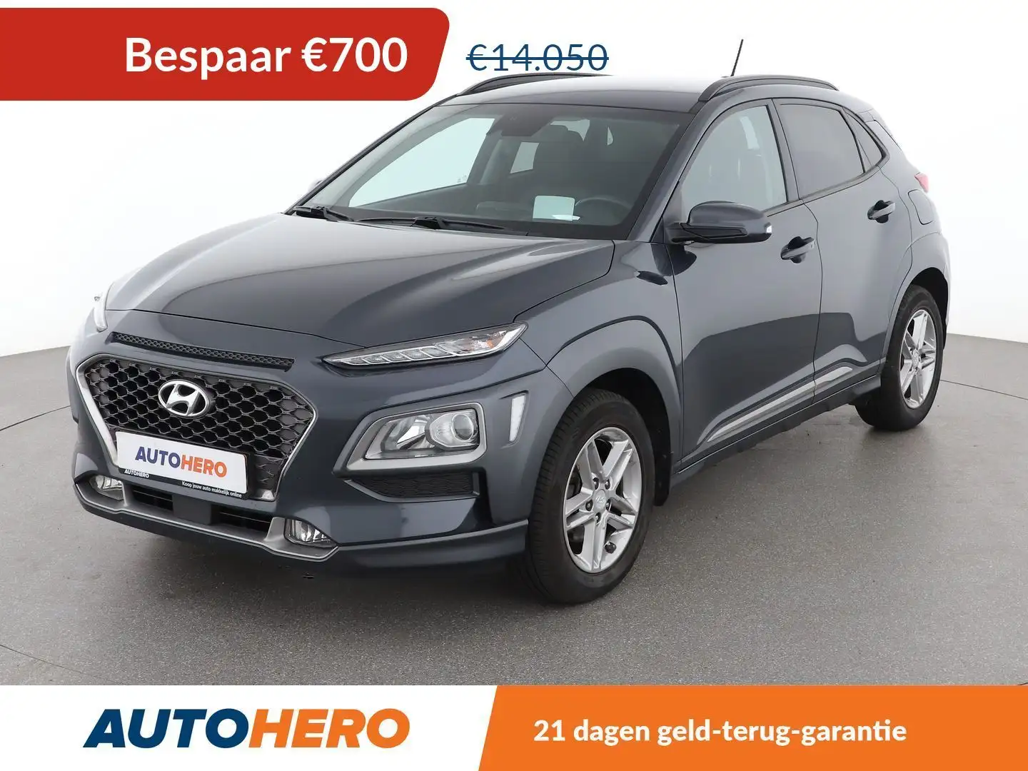 Hyundai KONA 1.0 TGDI Premium 2WD Grijs - 1