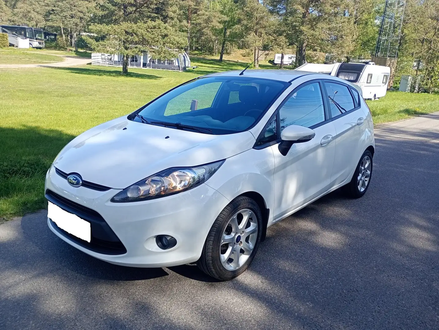 Ford Fiesta Ford Fiesta  1.6 TDCi 75 ch FAP Trend Blanc - 2