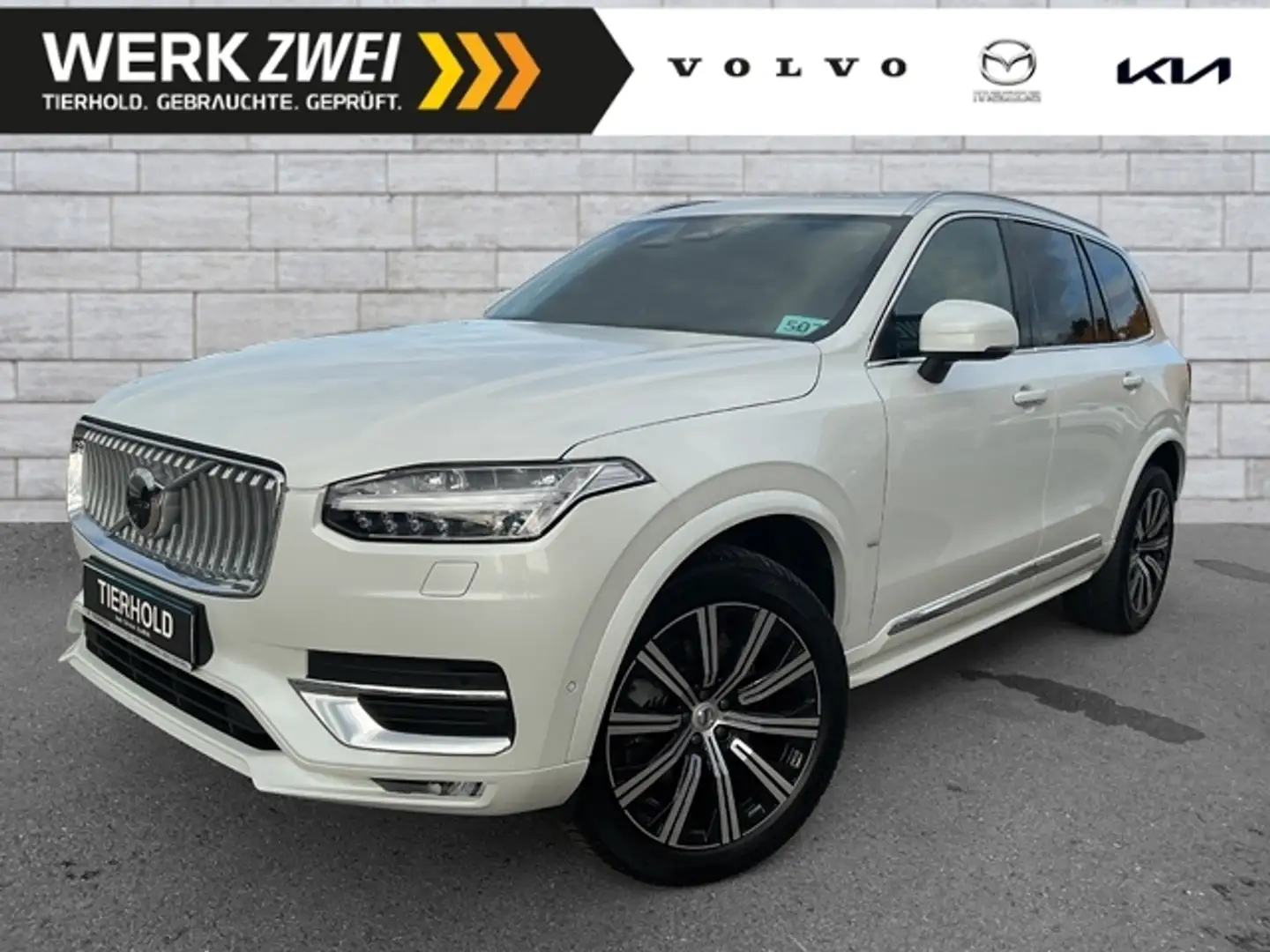 Volvo XC90 B5 Ultimate Bright 7Sitze ACC HUD 360° PANO Weiß - 1