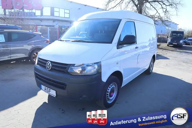 Volkswagen T5 Transporter Kastenwagen #DSG #Regalausbau #AHK #PDC #Blueto...