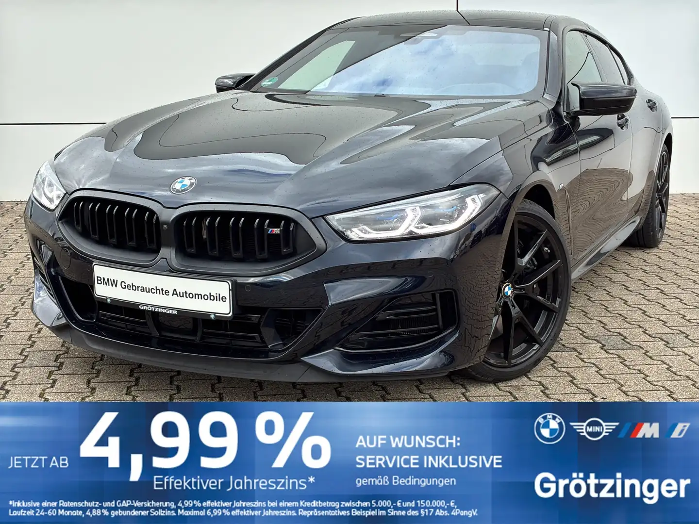BMW M850 i xDrive Gran Coupé Laser+Pano+B&W+SHZ Schwarz - 1