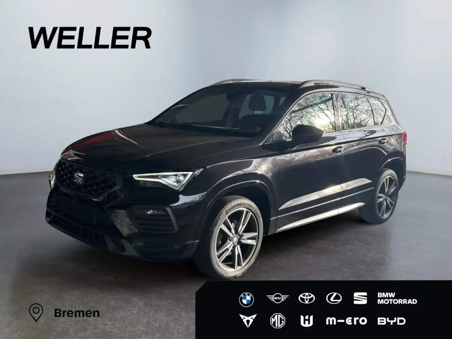 SEAT Ateca 1.5 TSI DSG FR *LED*360°*Beats*Navi*el Heck* Schwarz - 1