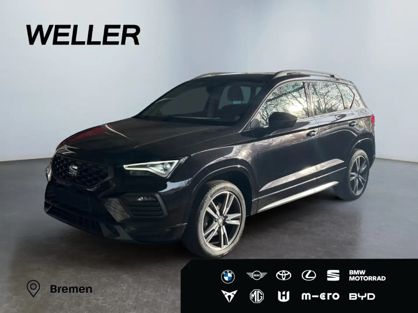 SEAT Ateca 1.5TSI DSG FR  LED*360°*Beats*Navi*el Heck Schwarz - 1