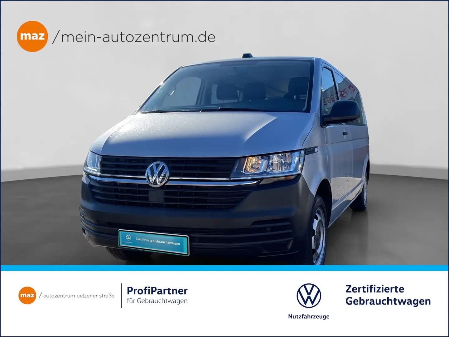 Volkswagen T6.1 Transporter Kombi LR 2.0 TDI 9-Sitze AHK Navi Silber - 1