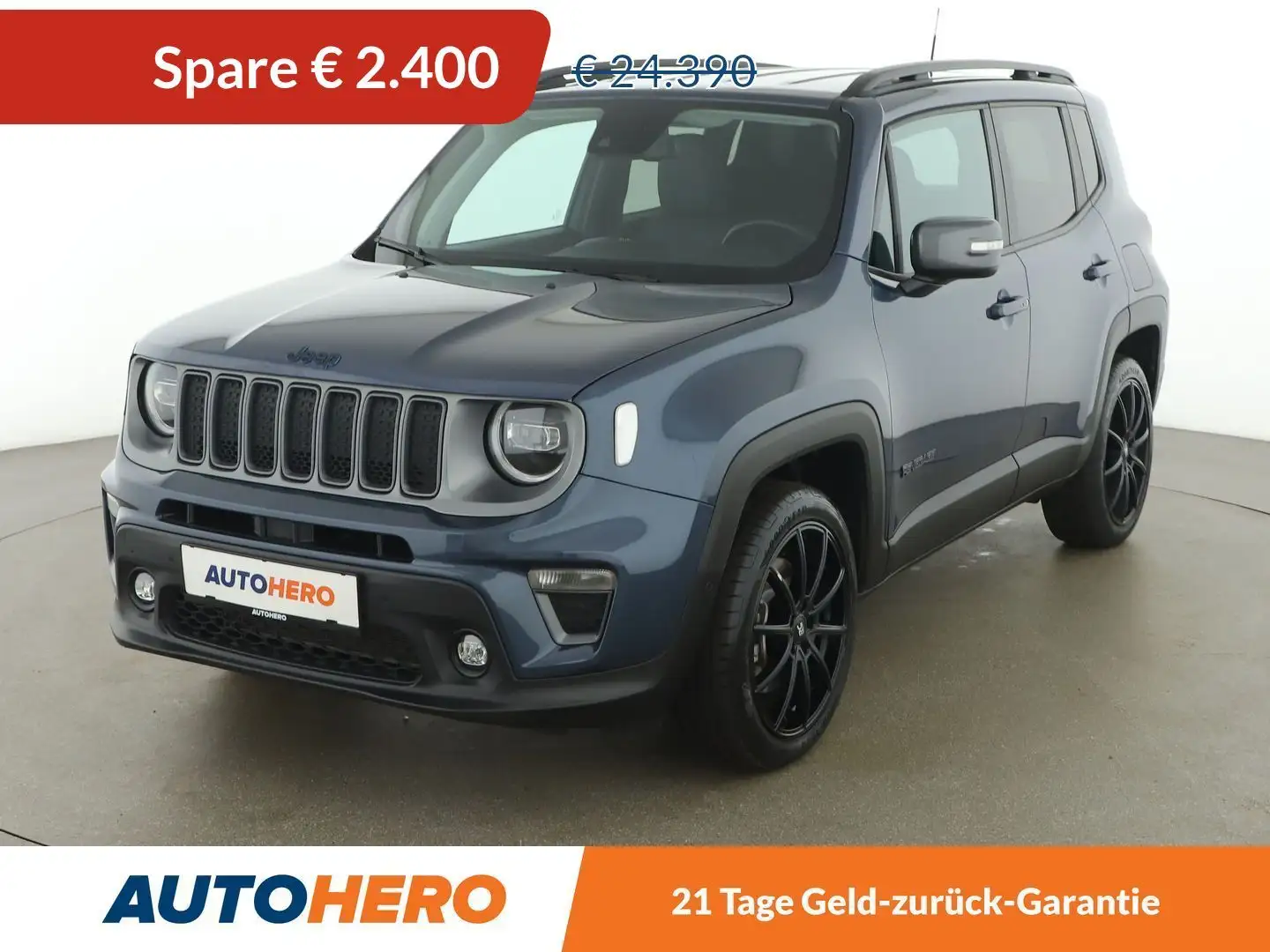 Jeep Renegade 1.3 T4 4xe Plug-in Hybrid S Aut. *LED*ACC*SPUR*TOT Blau - 1