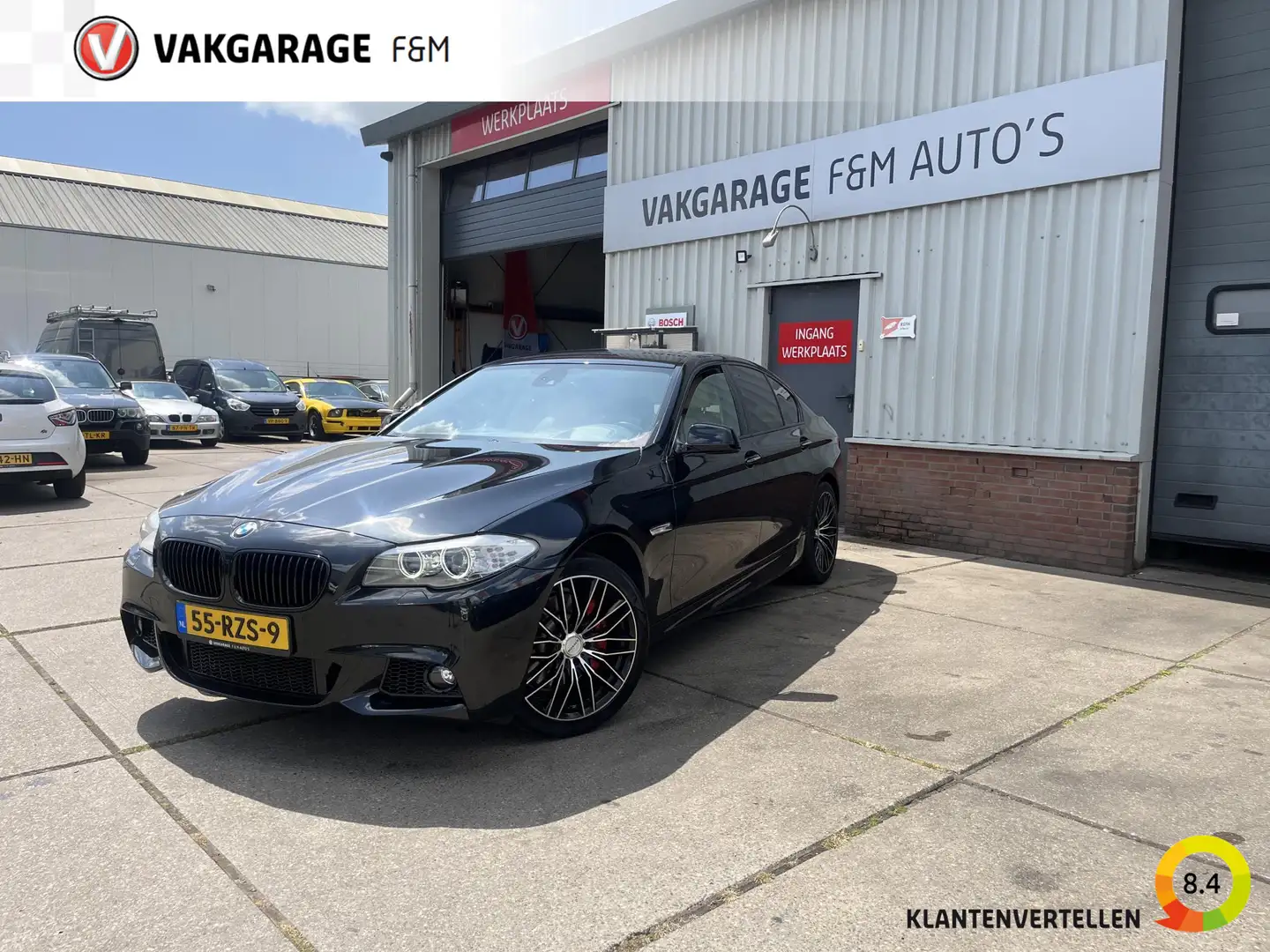 BMW 528 5-serie 528i High Executive Zwart - 1