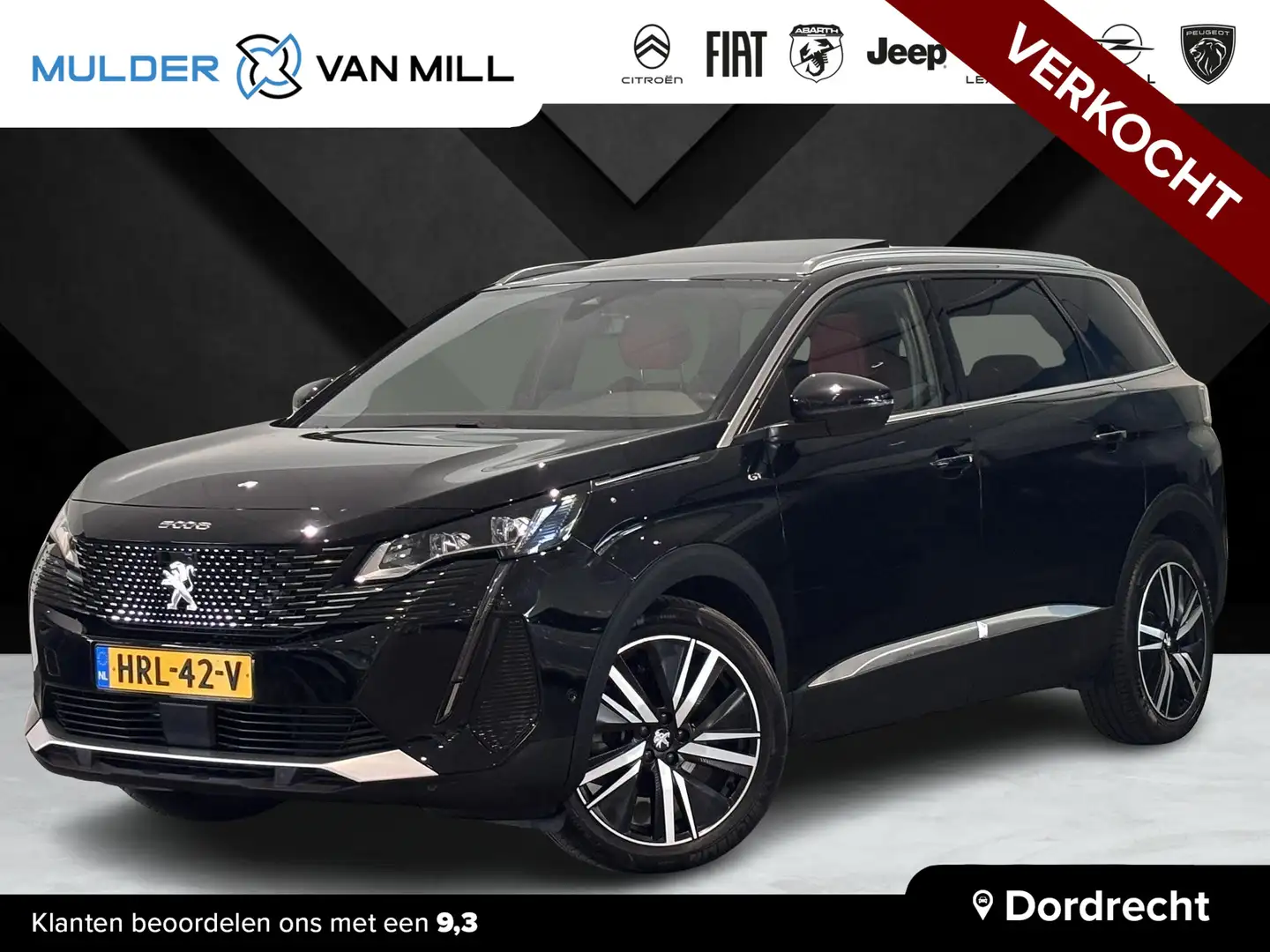 Peugeot 5008 GT 1.2 Hybrid 145pk e-DSC6 | FULL-OPTIONS! | SCHUI Nero - 1