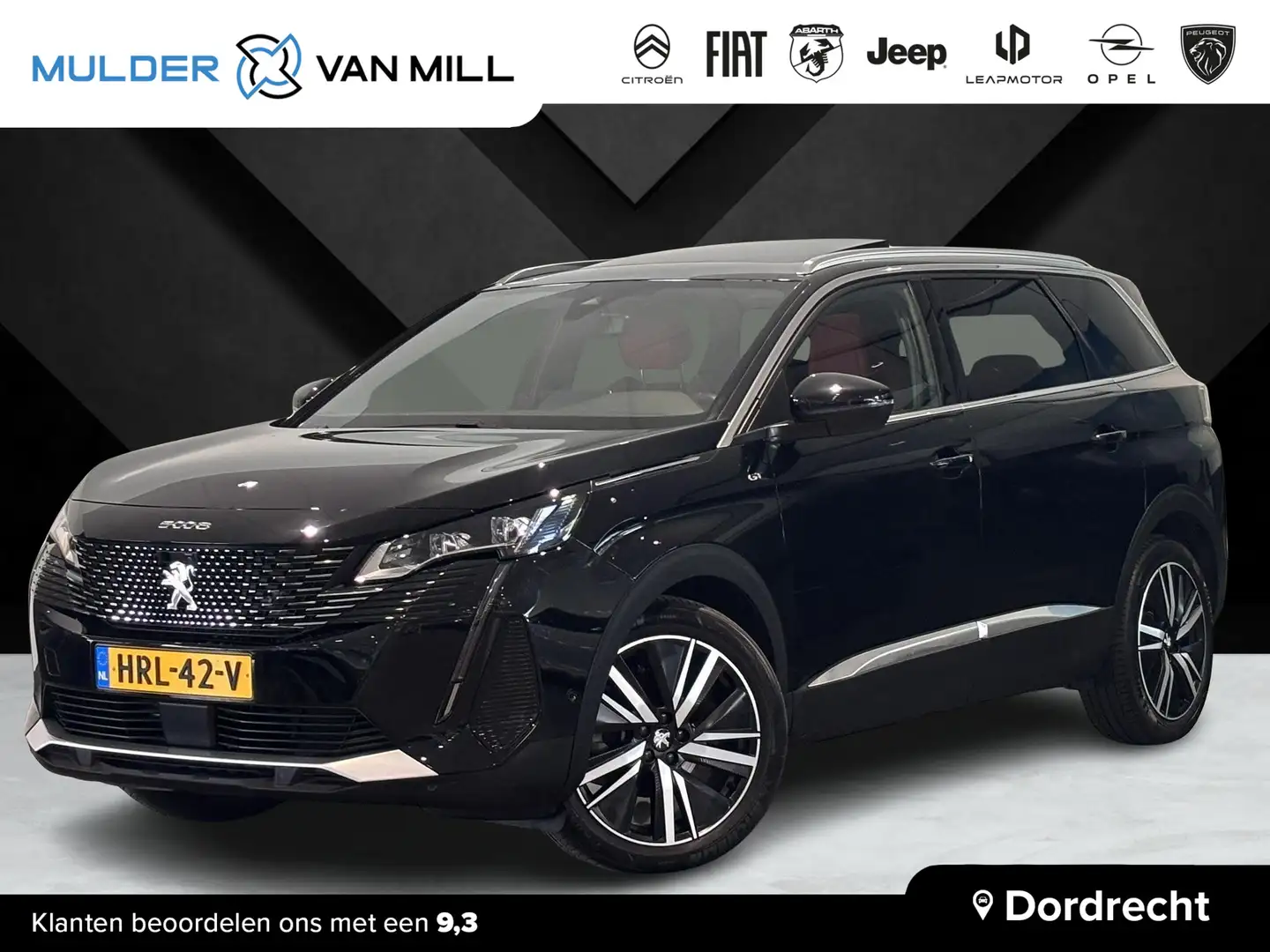 Peugeot 5008 GT 1.2 Hybrid 145pk e-DSC6 | FULL-OPTIONS! | SCHUI Negro - 1