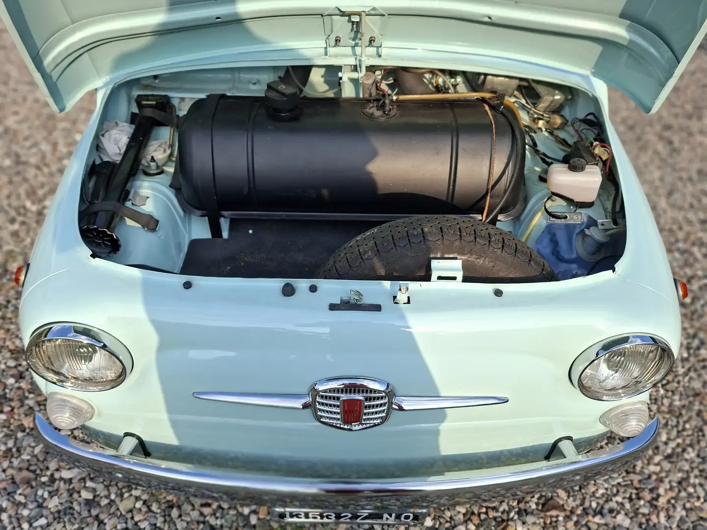 Fiat 500 Modrá - 1
