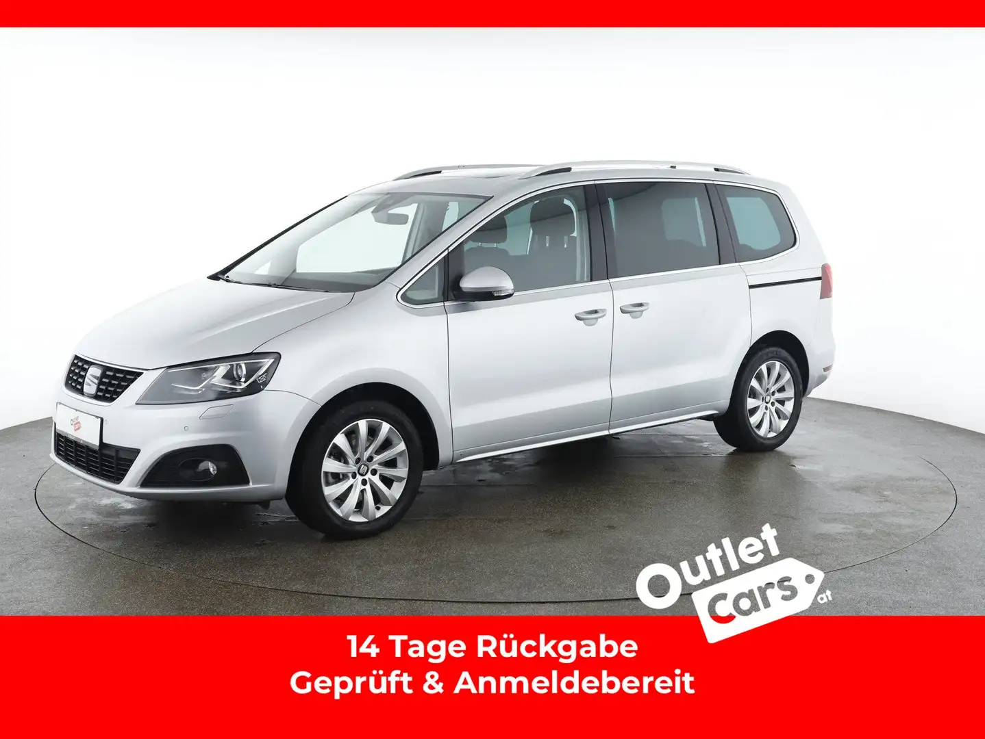 SEAT Alhambra 711 1.4 TSI Executive ASSIST+Pano+RADAR Silber - 1