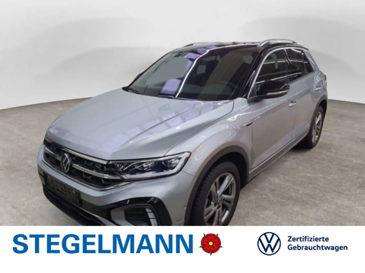 Volkswagen T-Roc 1.5 TSI DSG R-Line *LED*AHK*Navi*Kamera* Silber - 1