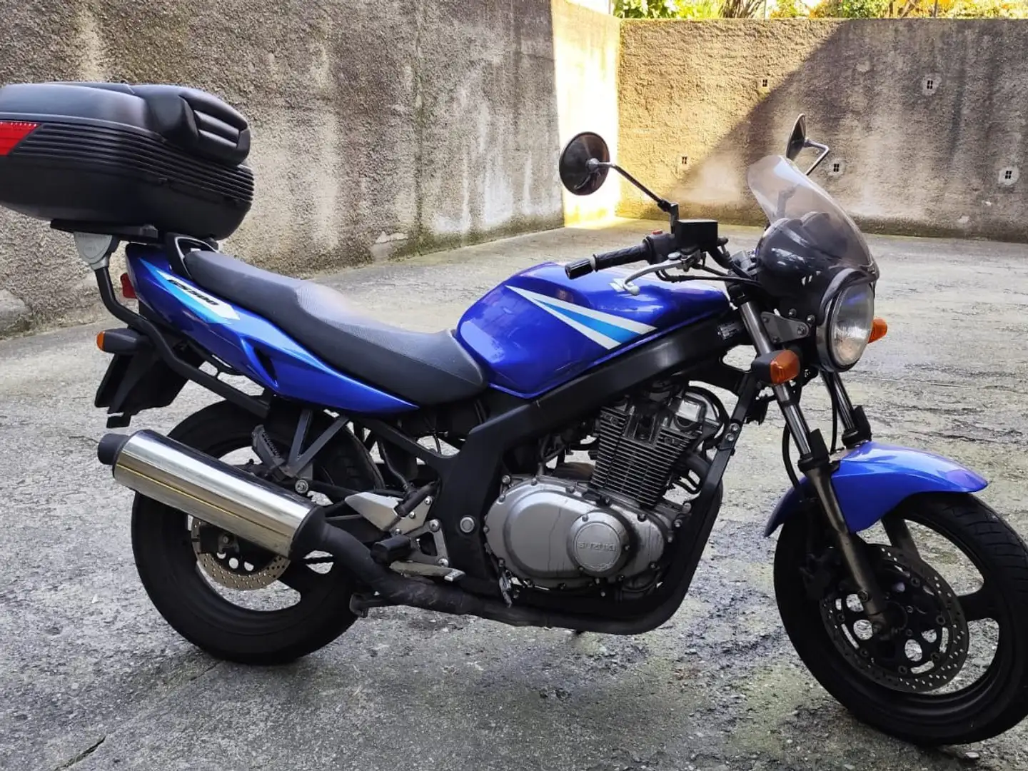 Suzuki GS 500 Blau - 2
