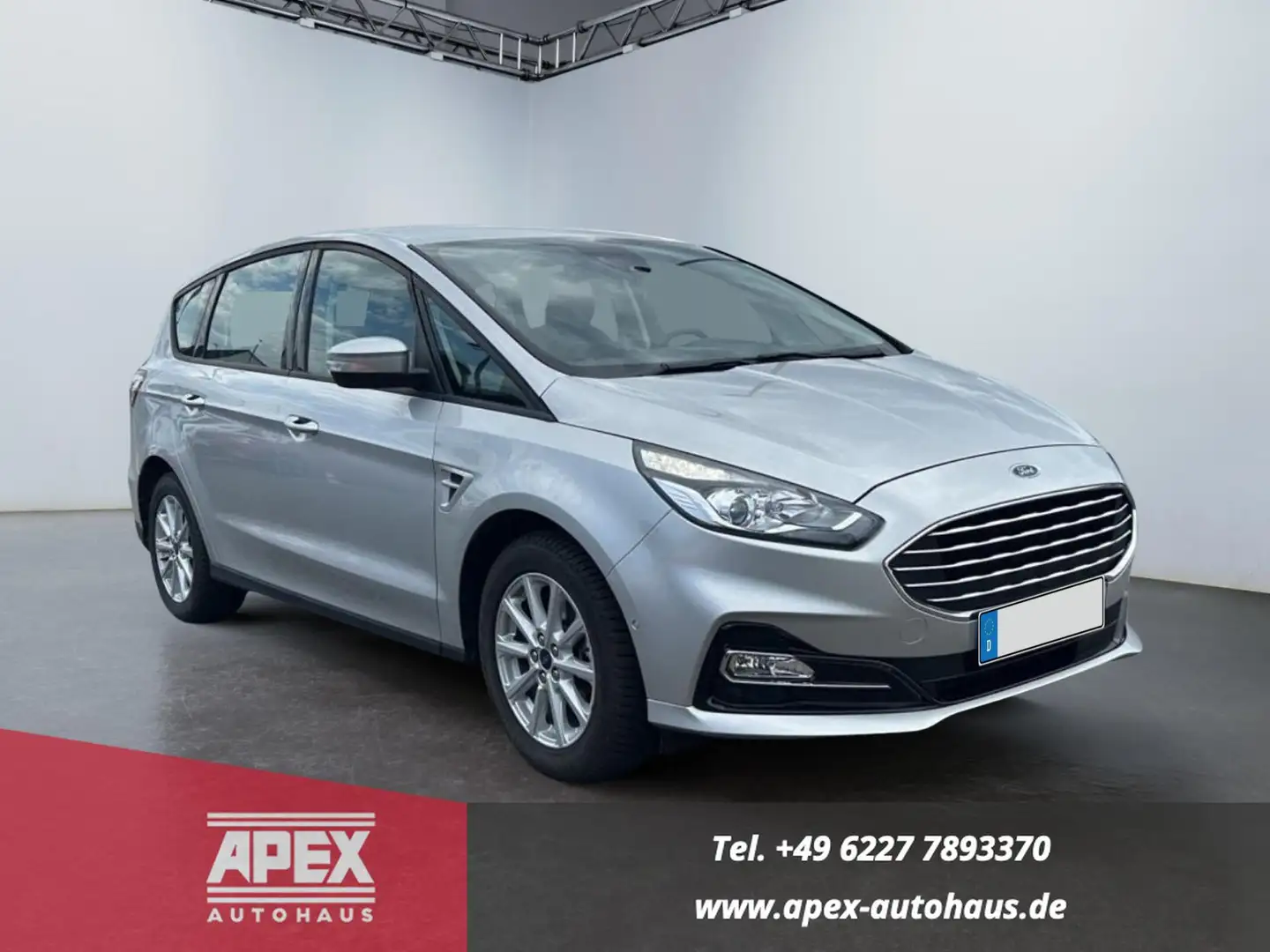 Ford S-Max 2.0 EcoBlue Titanium X AHK Navi PDC Kamera Gara... Silber - 1