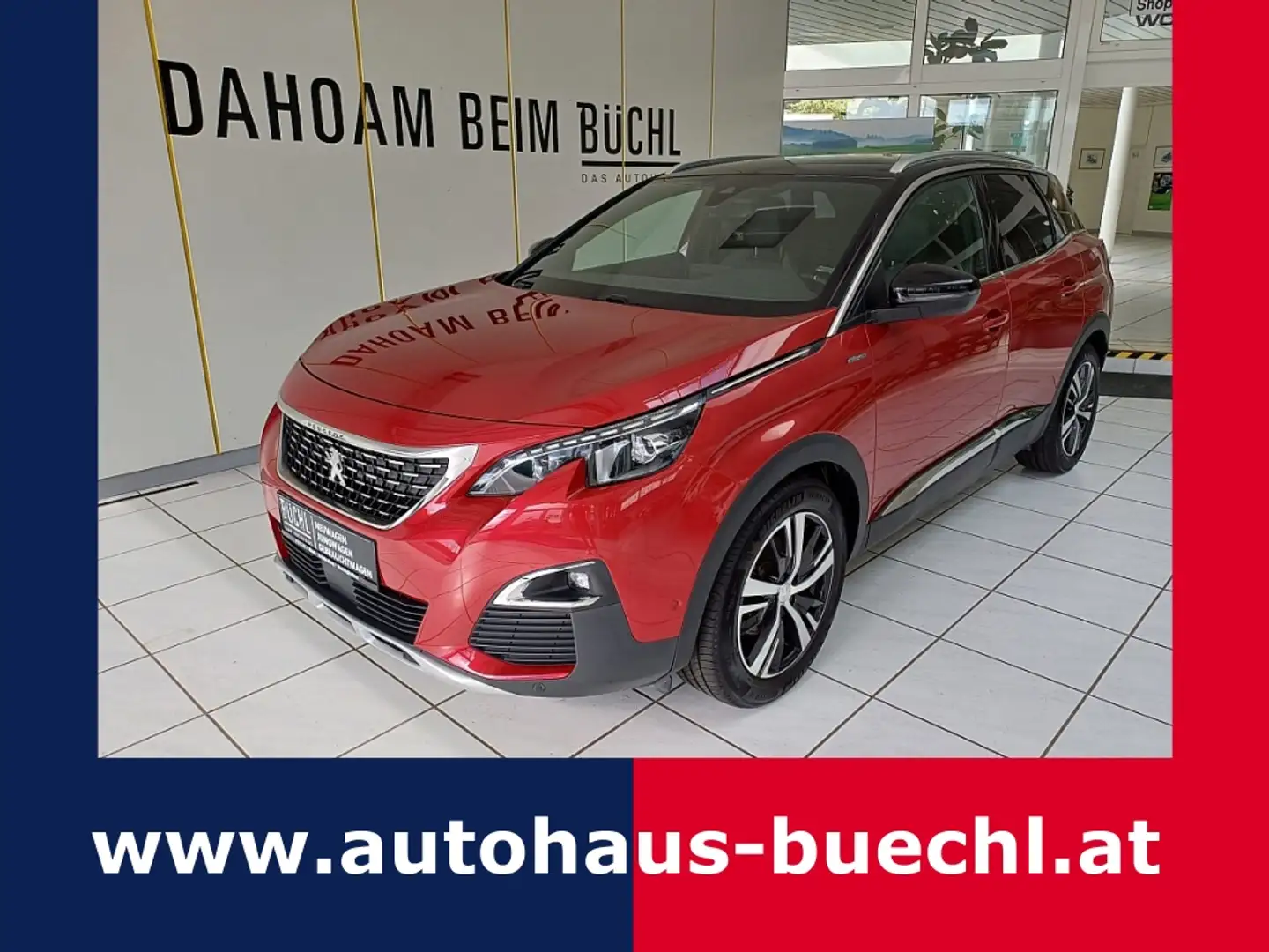 Peugeot 3008 1,5 BlueHDi 130 S&S EAT8 GT-Line Aut. Roşu - 1