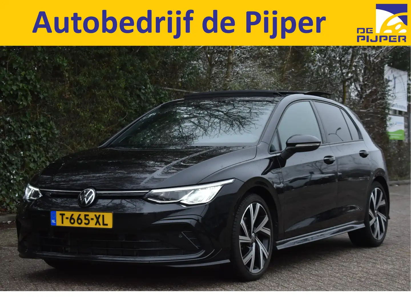 Volkswagen Golf 1.5 eTSI R-Line Business Black Style | Pano.dak | Noir - 1