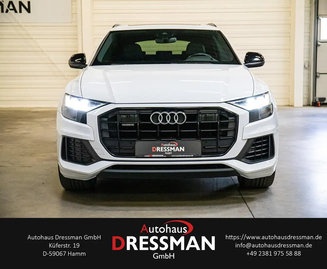 Audi Q8 50 TDI quattro MATRIX VIRTUAL HuD PANO KAMERA Weiß - 2