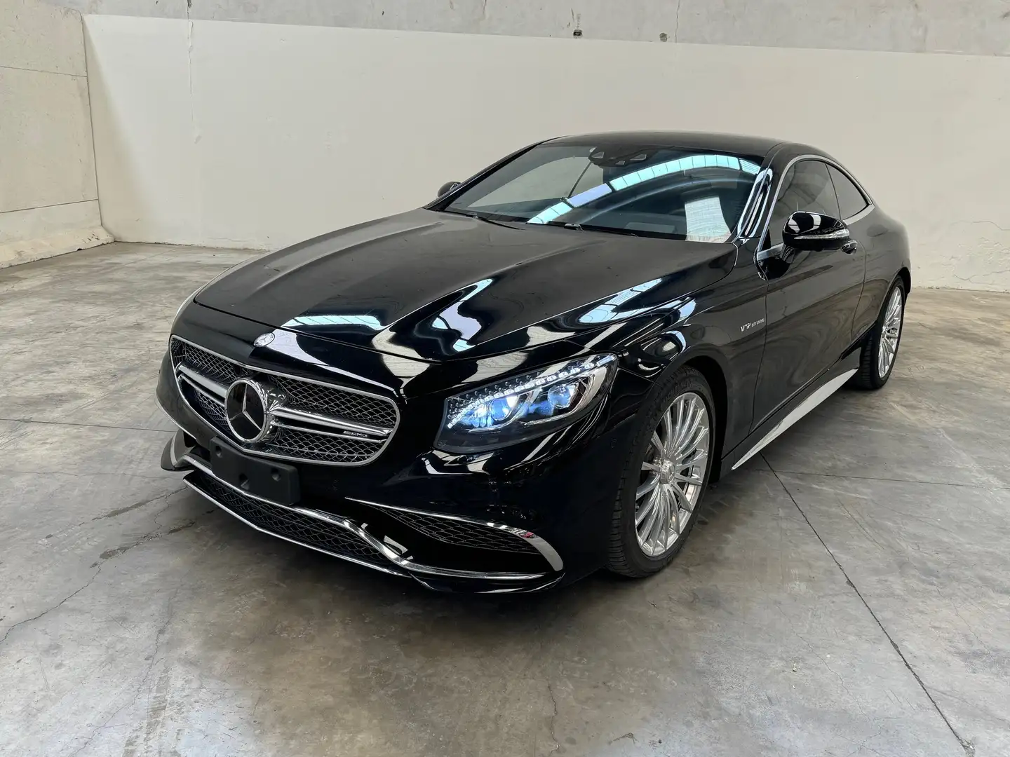 Mercedes-Benz S 65 AMG Coupe V12 Biturbo UNICO PROPRIETARIO ITALIANA Zwart - 1