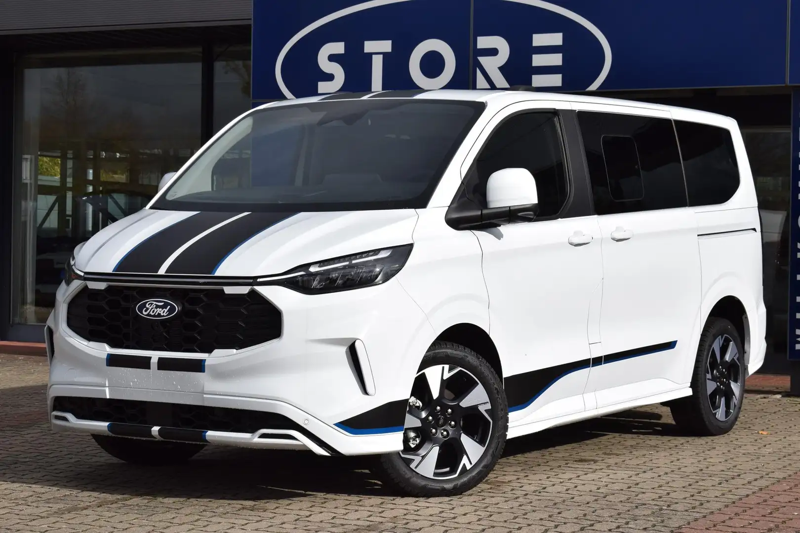 Ford Tourneo Custom L1H1 Sport Top Plus Ausstattung Blanc - 2
